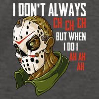 I Dont Always Ch Ch Ch Lazy Halloween Costume Horror Movie Vector Backpack