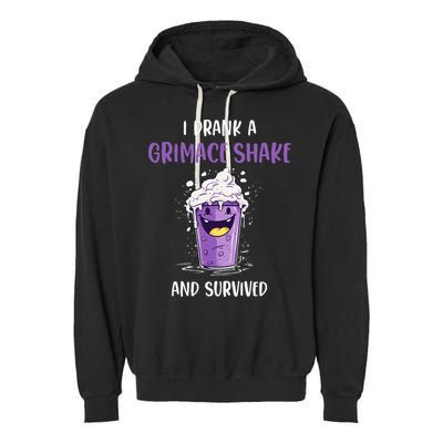 I drank a grimace shake and survived Garment-Dyed Fleece Hoodie