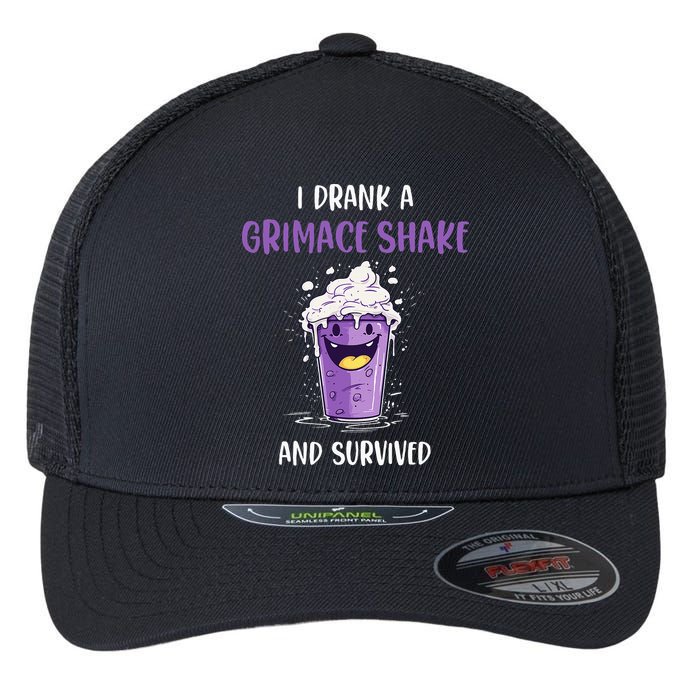 I drank a grimace shake and survived Flexfit Unipanel Trucker Cap