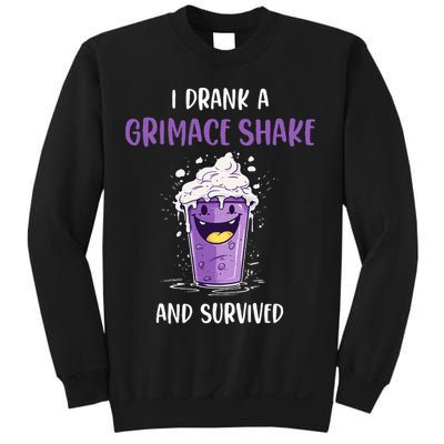 I drank a grimace shake and survived Sweatshirt
