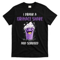I drank a grimace shake and survived T-Shirt