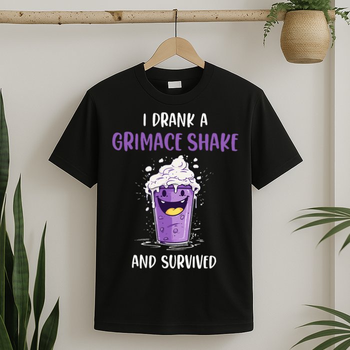 I drank a grimace shake and survived T-Shirt