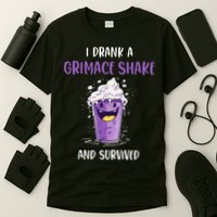 I drank a grimace shake and survived T-Shirt