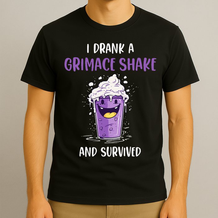 I drank a grimace shake and survived T-Shirt