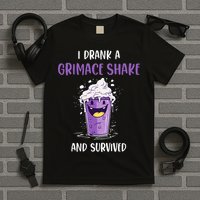 I drank a grimace shake and survived T-Shirt