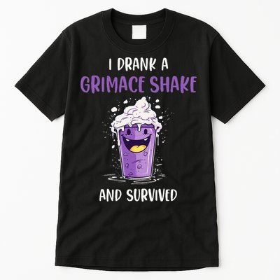 I drank a grimace shake and survived Tall T-Shirt