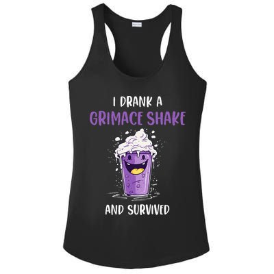 I drank a grimace shake and survived Ladies PosiCharge Competitor Racerback Tank