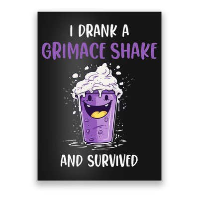 I drank a grimace shake and survived Poster