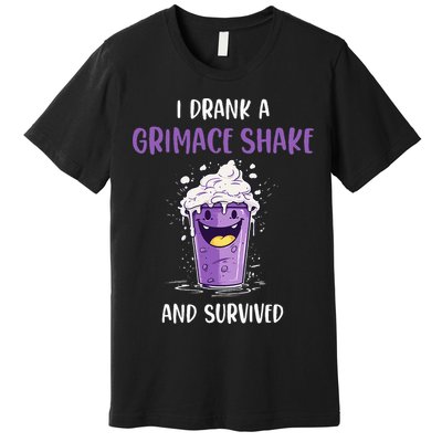 I drank a grimace shake and survived Premium T-Shirt