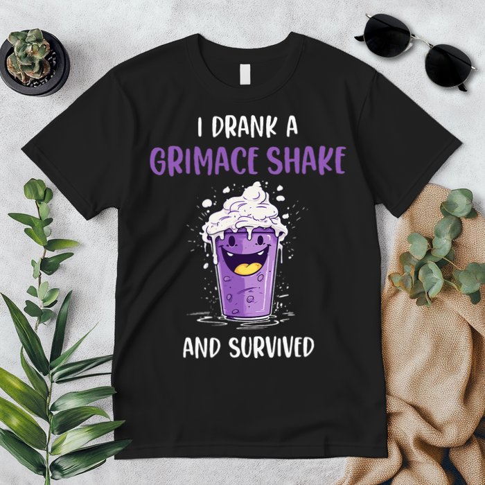 I drank a grimace shake and survived Premium T-Shirt