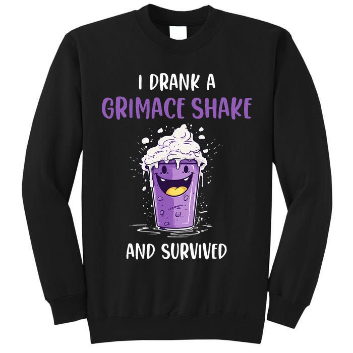I drank a grimace shake and survived Tall Sweatshirt