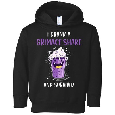 I drank a grimace shake and survived Toddler Hoodie