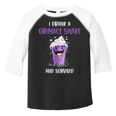 I drank a grimace shake and survived Toddler Fine Jersey T-Shirt