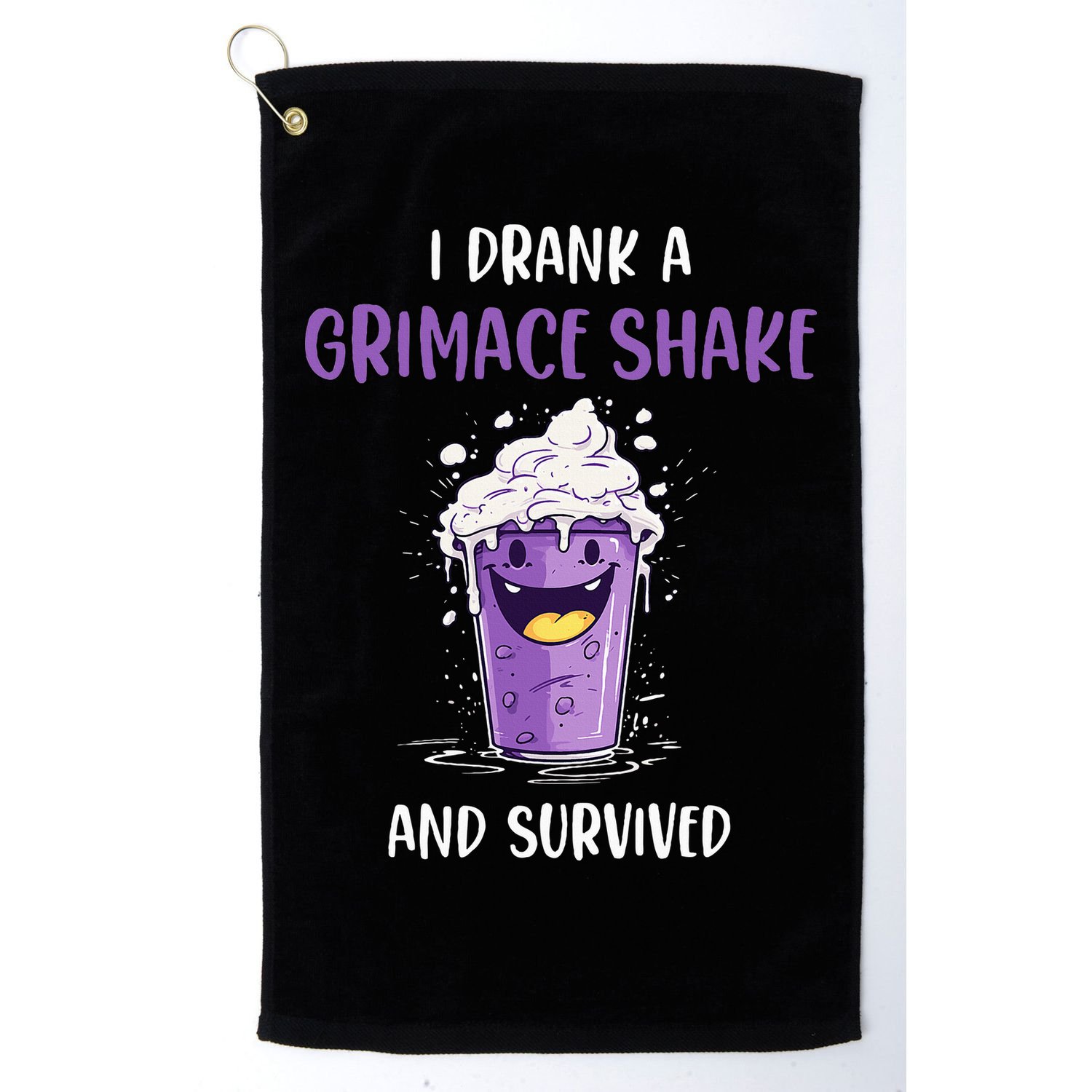I drank a grimace shake and survived Golf Towel