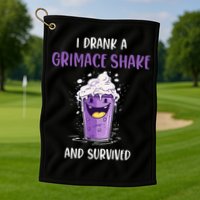 I drank a grimace shake and survived Golf Towel