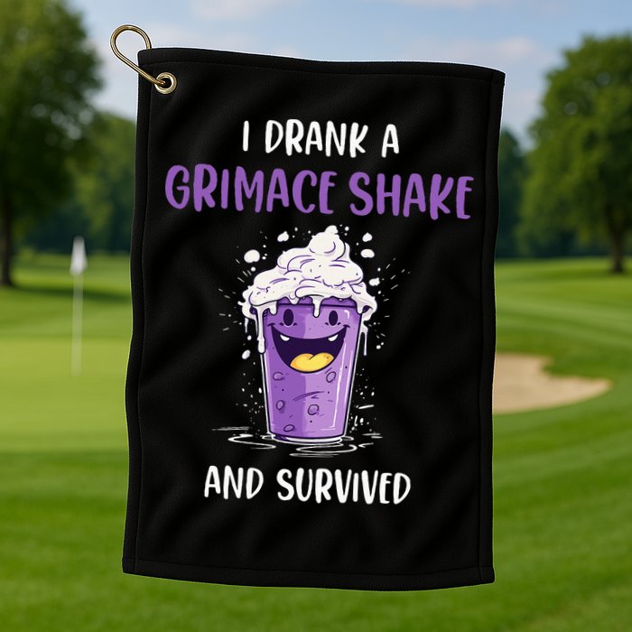 I drank a grimace shake and survived Golf Towel