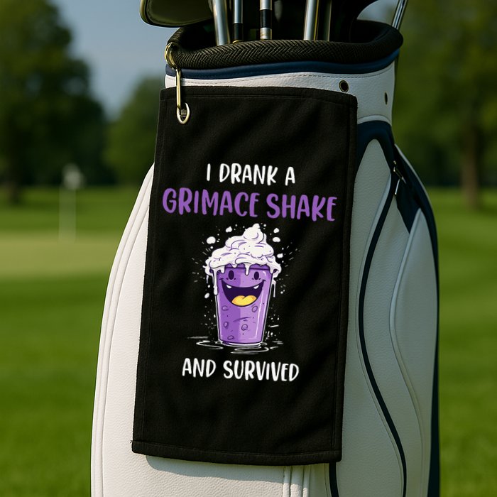 I drank a grimace shake and survived Golf Towel