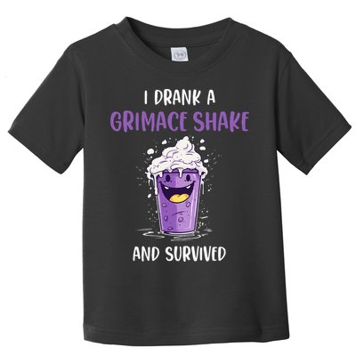 I drank a grimace shake and survived Toddler T-Shirt