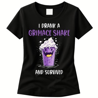 I drank a grimace shake and survived Womens T-Shirt