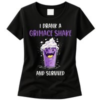 I drank a grimace shake and survived Womens T-Shirt