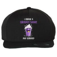 I drank a grimace shake and survived Wool Snapback Cap