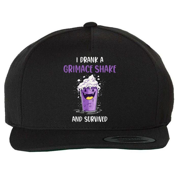 I drank a grimace shake and survived Wool Snapback Cap