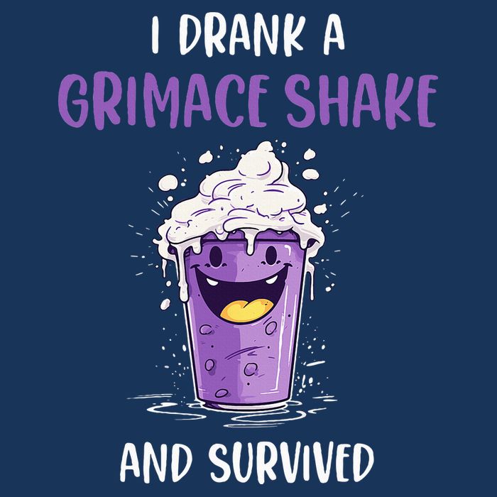 I drank a grimace shake and survived Infant Baby Jersey Bodysuit
