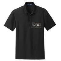 IDad There's No App For That Funny Dry Zone Grid Polo