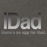IDad There's No App For That Funny Cotton Canvas Backpack