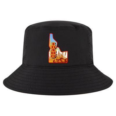 Idaho Potatoes State Outline Cool Comfort Performance Bucket Hat