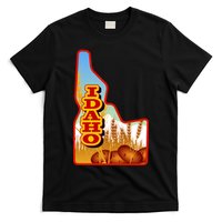 Idaho Potatoes State Outline T-Shirt