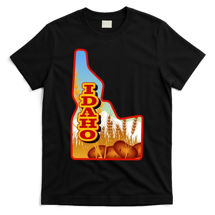 Idaho Potatoes State Outline T-Shirt