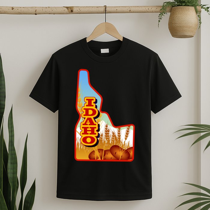 Idaho Potatoes State Outline T-Shirt