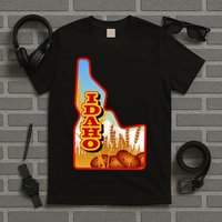 Idaho Potatoes State Outline T-Shirt