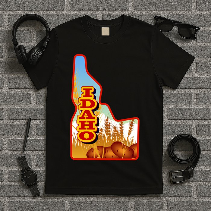Idaho Potatoes State Outline T-Shirt
