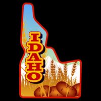 Idaho Potatoes State Outline T-Shirt