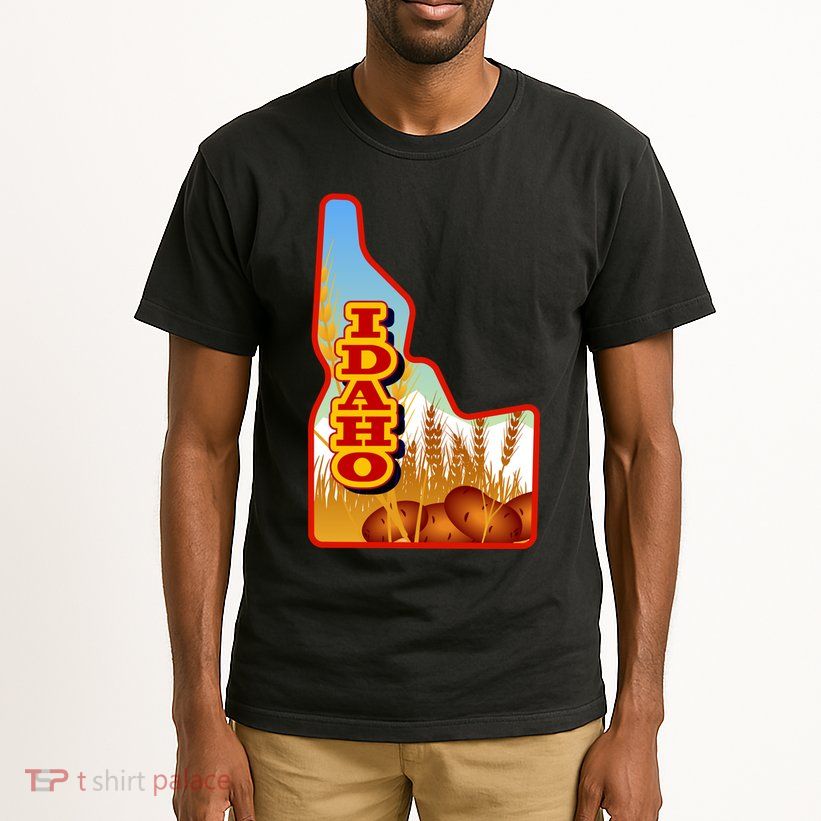 Idaho Potatoes State Outline Tall T-Shirt