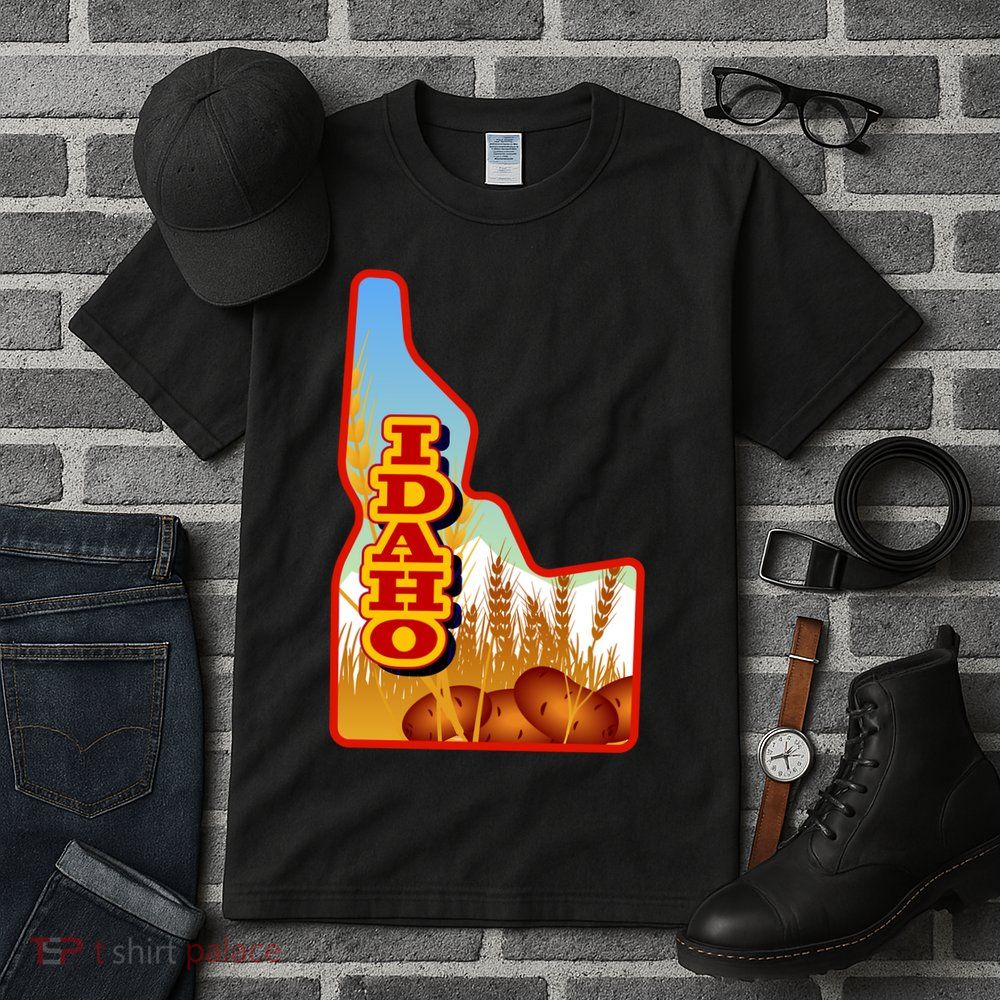 Idaho Potatoes State Outline Tall T-Shirt