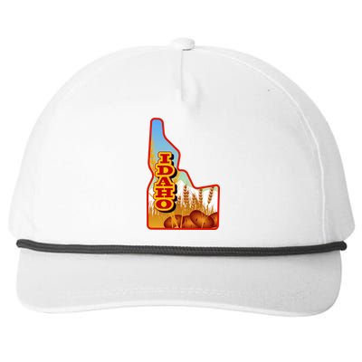 Idaho Potatoes State Outline Snapback Five-Panel Rope Hat