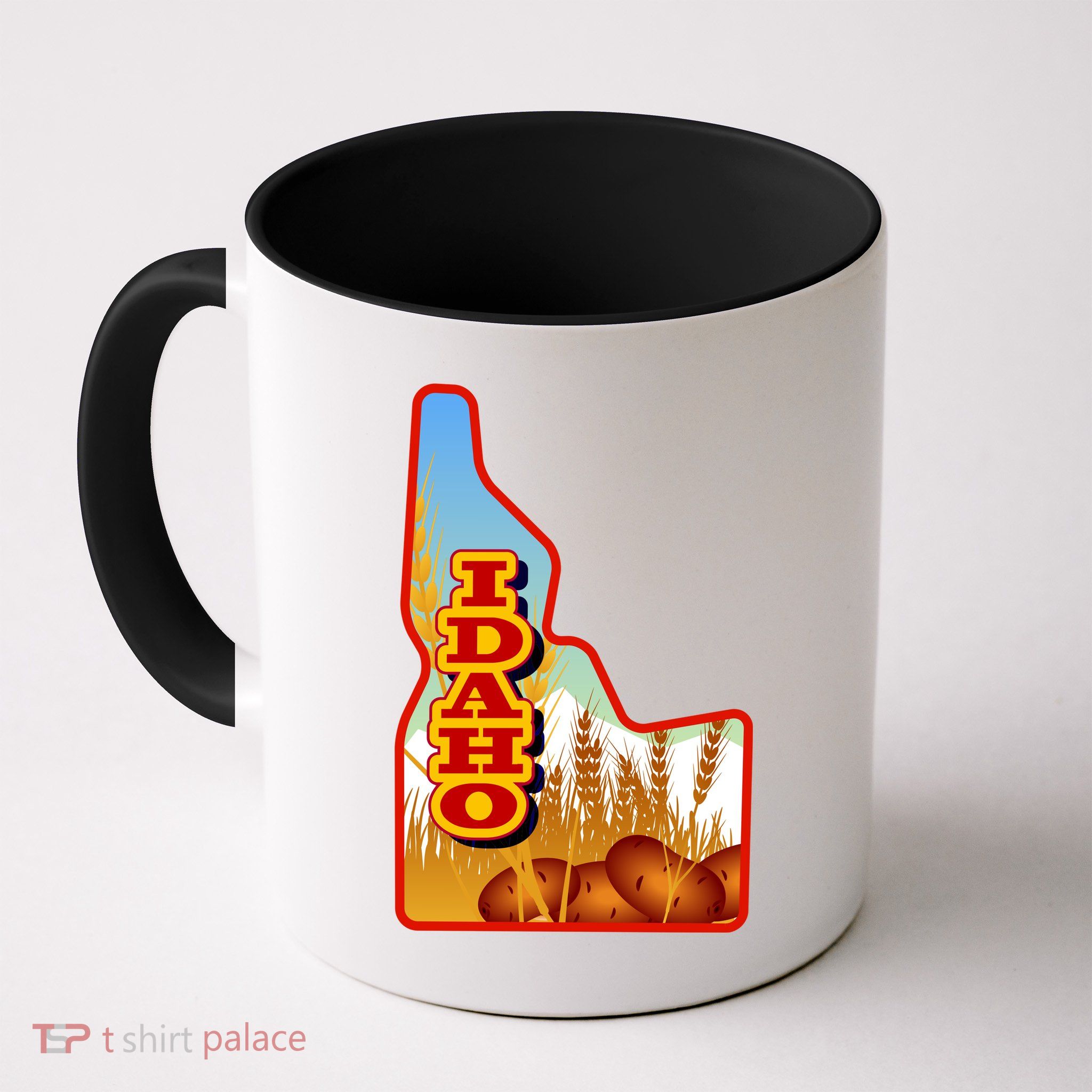 Idaho Potatoes State Outline Mug