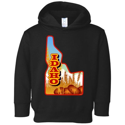 Idaho Potatoes State Outline Toddler Hoodie