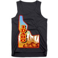 Idaho Potatoes State Outline Tank Top