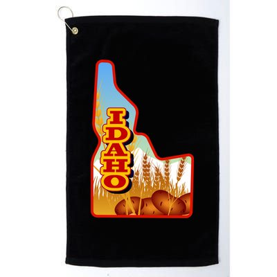 Idaho Potatoes State Outline Golf Towel