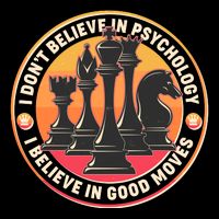 I Don't Believe In Psychology I Believe In Good Moves Chess Fan Cropped Pullover Crew