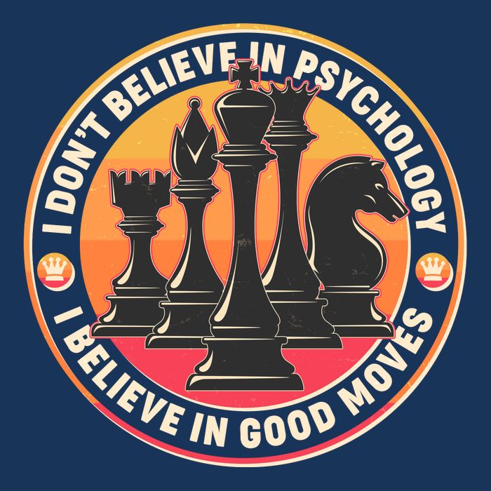 I Don't Believe In Psychology I Believe In Good Moves Chess Fan Infant Baby Jersey Bodysuit