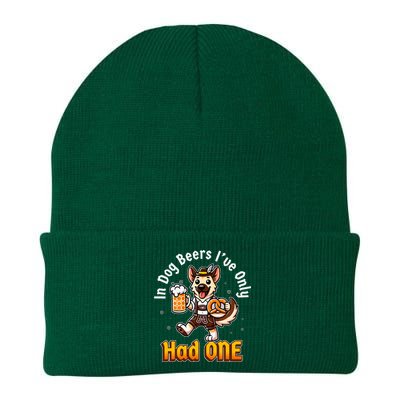 In Dog Beers IVe Only Had One Oktoberfest Drinking Knit Cap Winter Beanie