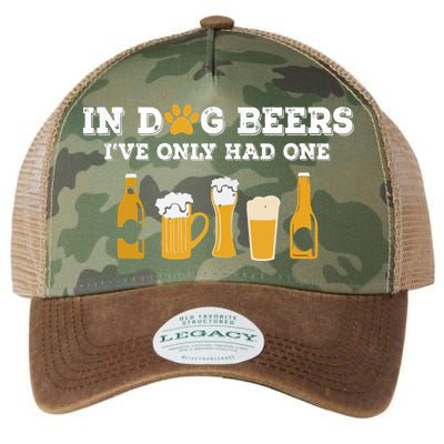 In Dog Beers I've Only Had One Funny ETOH Legacy Tie Dye Trucker Hat