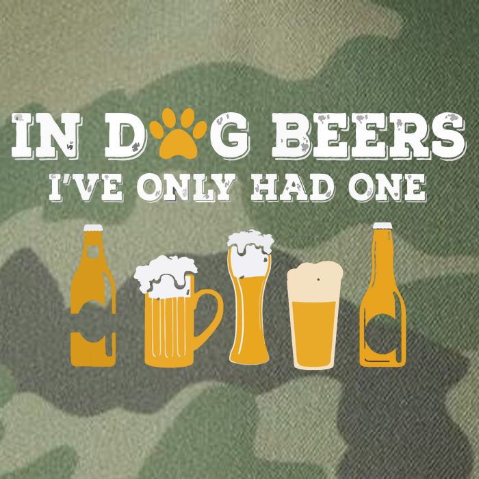 In Dog Beers I've Only Had One Funny ETOH Legacy Tie Dye Trucker Hat