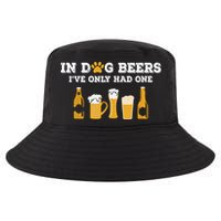 In Dog Beers I've Only Had One Funny ETOH Cool Comfort Performance Bucket Hat
