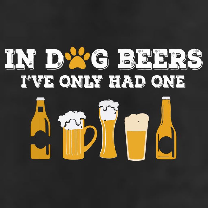 In Dog Beers I've Only Had One Funny ETOH Cool Comfort Performance Bucket Hat